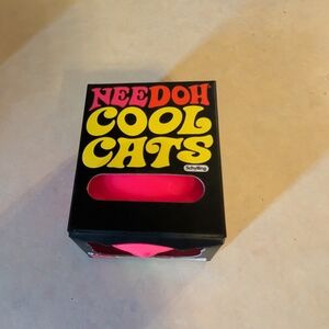 New In Box Needoh Cool Cats Hot Pink Squishy